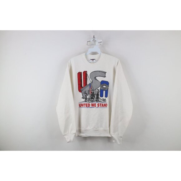 Vintage Other - Vintage Y2K Mens Medium United We Stand September 11 Twin Towers Sweatshirt